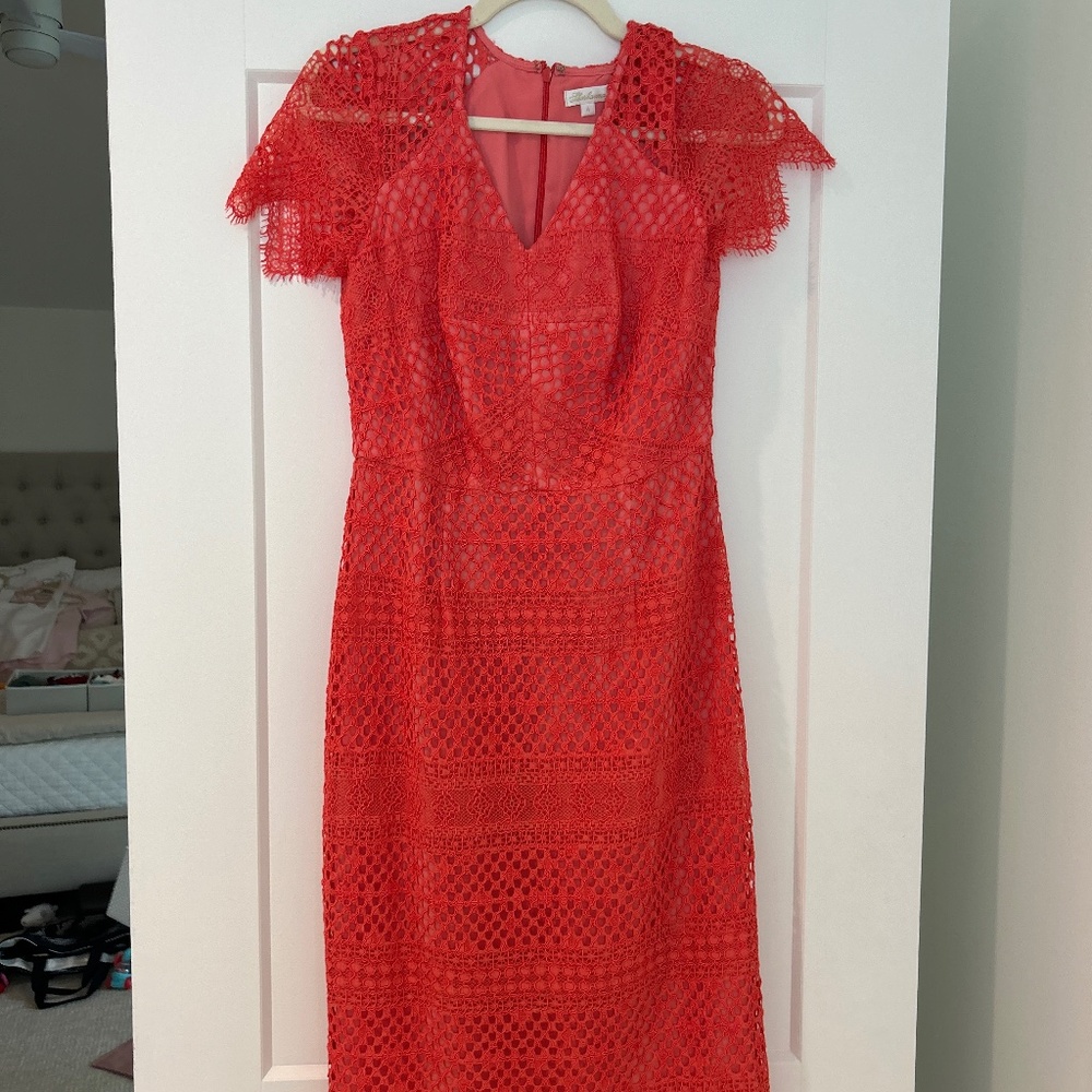 Shoshanna lace cocktail dress